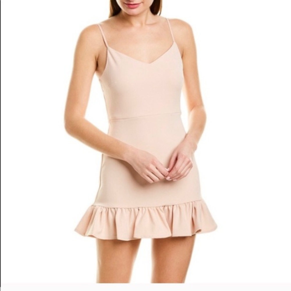 1. STATE Womens Pink Spaghetti Strap V Neck Short